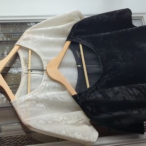 Lucky Brand set of 2 velvet tshirts